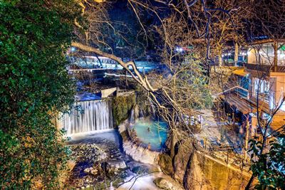 Griechenland Edessa Wasserfälle nahe Pella